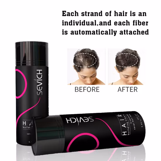 Sevich Perdita di capelli Fibra istantanea Fibra per la costruzione dei capelli Colore per lo styling ispessimento